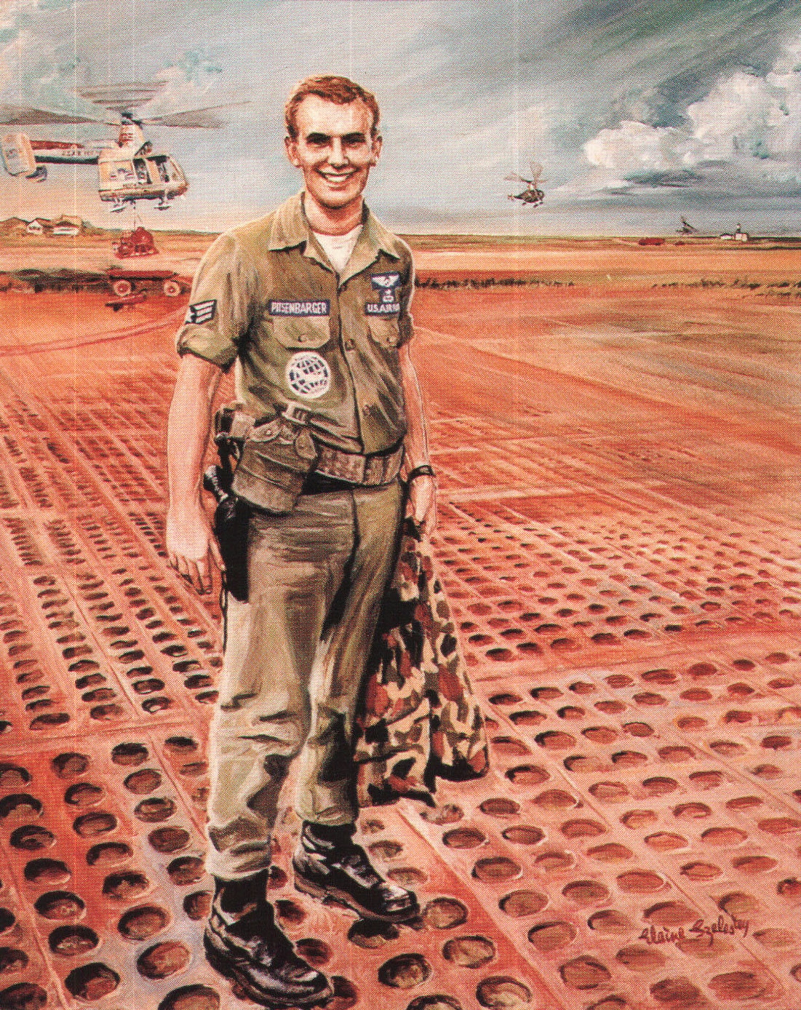From the Airmen Heritage Series booklet, Airmen Memorial Museum.  Medal of Honor recipient Vietnam.