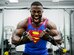 Senior Airman Terrence Ruffin strains for an extra rep on a weight machine at the fitness center on Eglin Air Force Base, Fla. In November, he became the youngest professional bodybuilder on the circuit at age 21. Ruffin is an avionics Airman with the 16th Electronic Warfare Squadron. (U.S. Air Force photo/Samuel King Jr.)