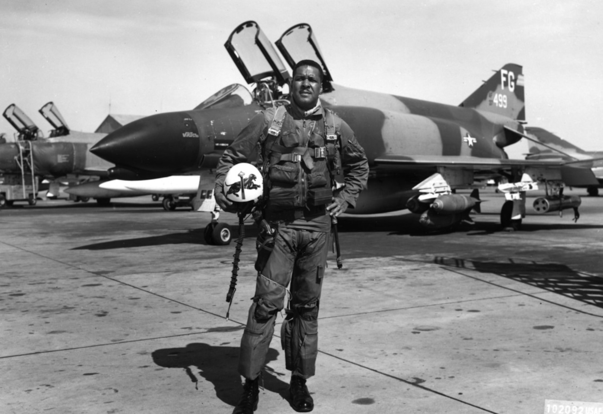 Col. Daniel “Chappie” James, 8th Fighter Wing vice commander, in Thailand (U.S. Air Force Photo)