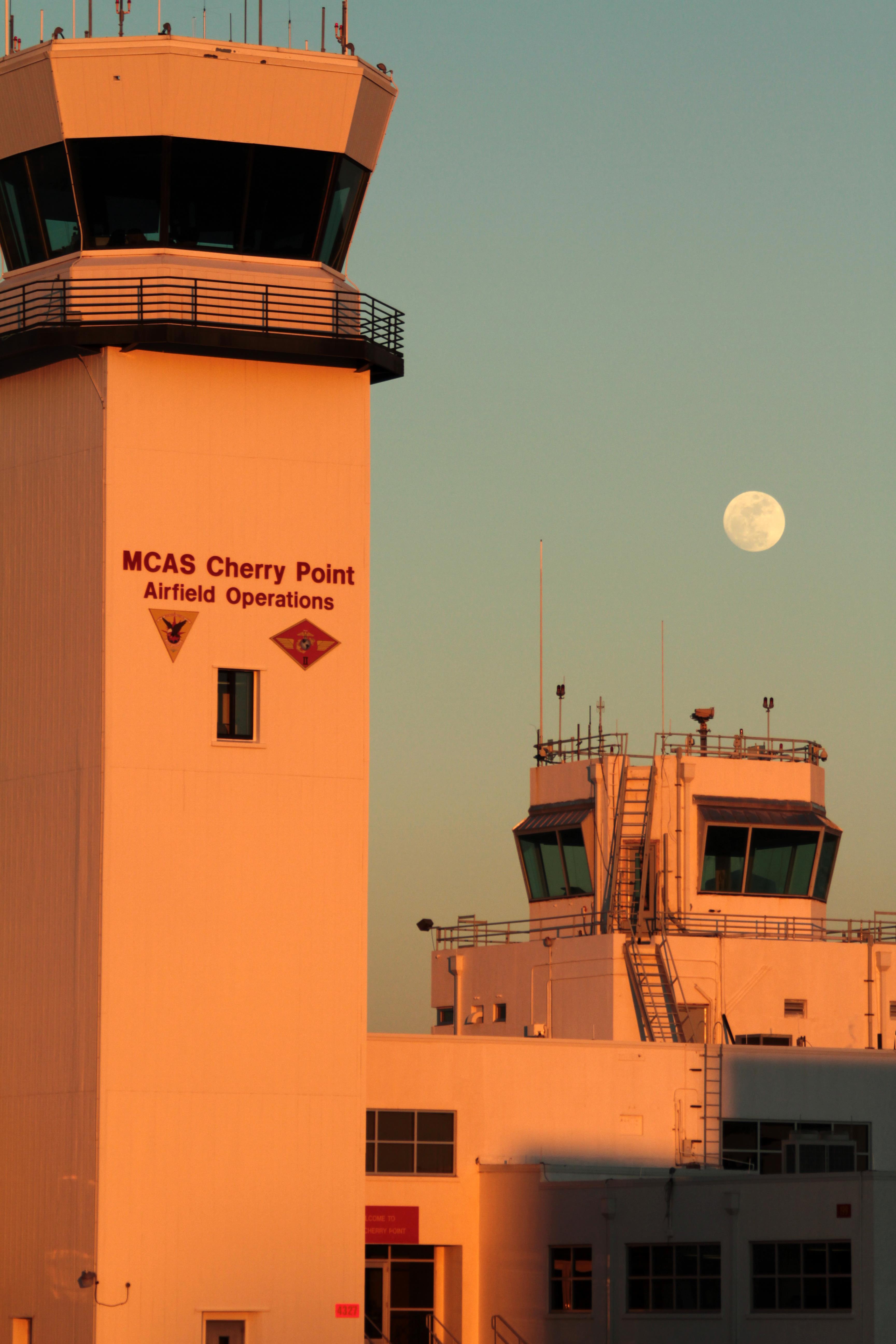 Cherry Point ATC at sunset