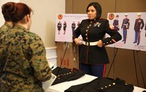 Marine Corps Systems Command is conducting a survey to get Marines’ input on an improved dress/service cover and prototype female blues coat. For details, read the main story.