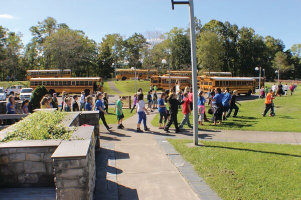 Students from eight schools gathered at R.D. Bailey Lake for a water festival.