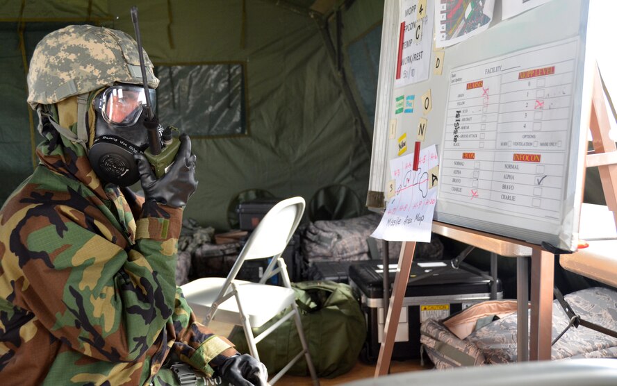 Westover Airlift Control Flight (ALCF) Airmen conduct exercise Patriot Palm at Marine Corps Air Station, Kanneohe Bay,Hawaii, Jan. 11 through Jan. 17.  ALCF is unique in that they are the first troops into a location that does not already have a working air base and usually have to operate alone until they bring in the aircraft needed to finalize the set-up of a functioning base. (U.S. Air Force photo/Staff Sgt.Kelly Goonan)