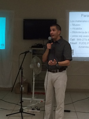 Residents of Culebra, Puerto Rico were introduced to Jacksonville District’s newest project manager, Wilberto Cubero, at a recently held meeting updating the community about ongoing work on the island.  