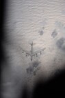 U.S. Air Force air crew members from the 96th Expeditionary Bomb Squadron, which is deployed to Guam from Barksdale Air Force Base, L.A., fly a B-52 Stratofortress Jan. 19, 2015, over the Pacific Ocean near Andersen Air Force Base, Guam. The 96 EBS crew participated in an air refueling training mission earlier in the day along with a KC-135 Stratotanker operated by crew members from the 157th Air Refueling Wing, N.H. (U.S. Air National Guard photo by Senior Airman Kayla McWalter/RELEASED)