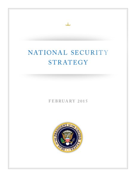 2015 National Security Strategy 