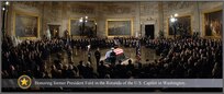 President Ford in the Rotunda