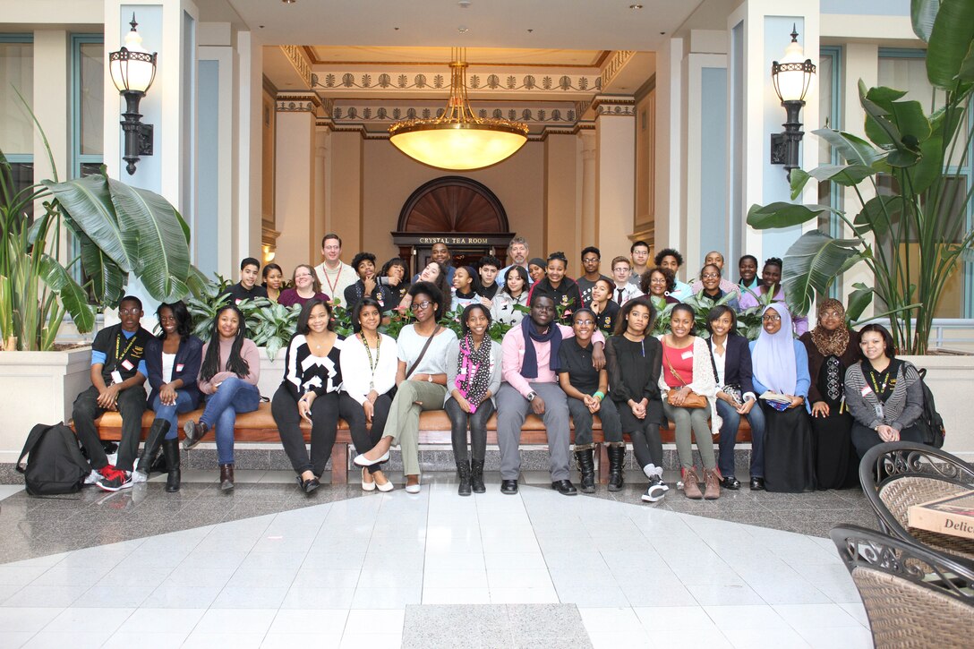 Students from Philadelphia schools participated in a Shadowing Day event with staff from the U.S. Army Corps of Engineers Philadelphia District, U.S. Department of Education, US. Department of Housing and Urban Development, and General Services Administration in February of 2015. The students attend the High School for Creative and Performing Arts (CAPA) and the Carver High School of Engineering and Science.