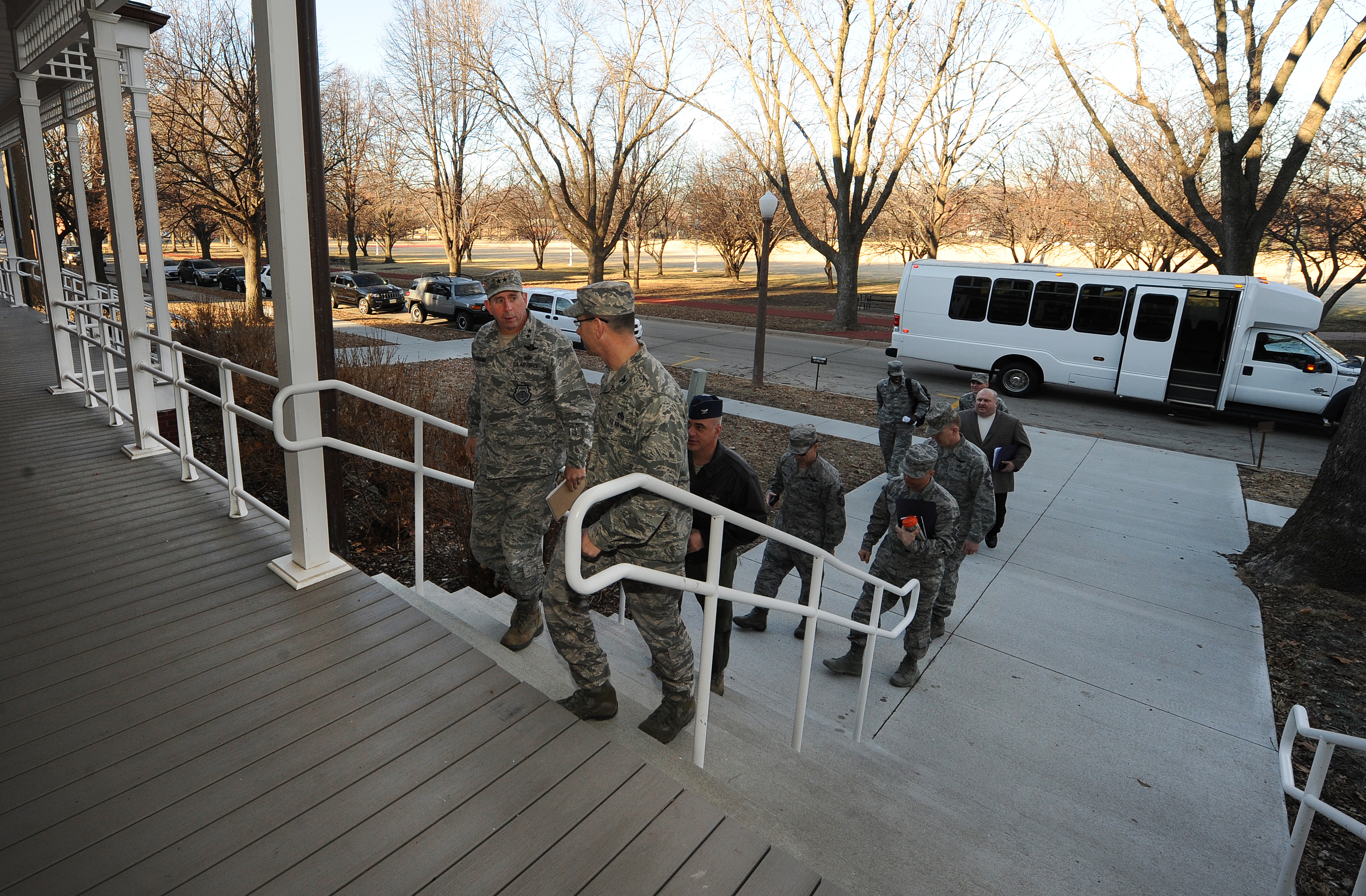 25th Air Force leadership visits Offutt > Offutt Air Force Base > News