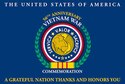 50th Anniversary of the Vietnam War Commemorative flag.