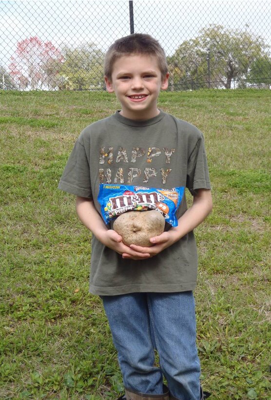 Gregory Darnell found this large air potato while working with his mother, Michelle Darnell, at the St. Johns River State College Orange Park Campus site in 2014.