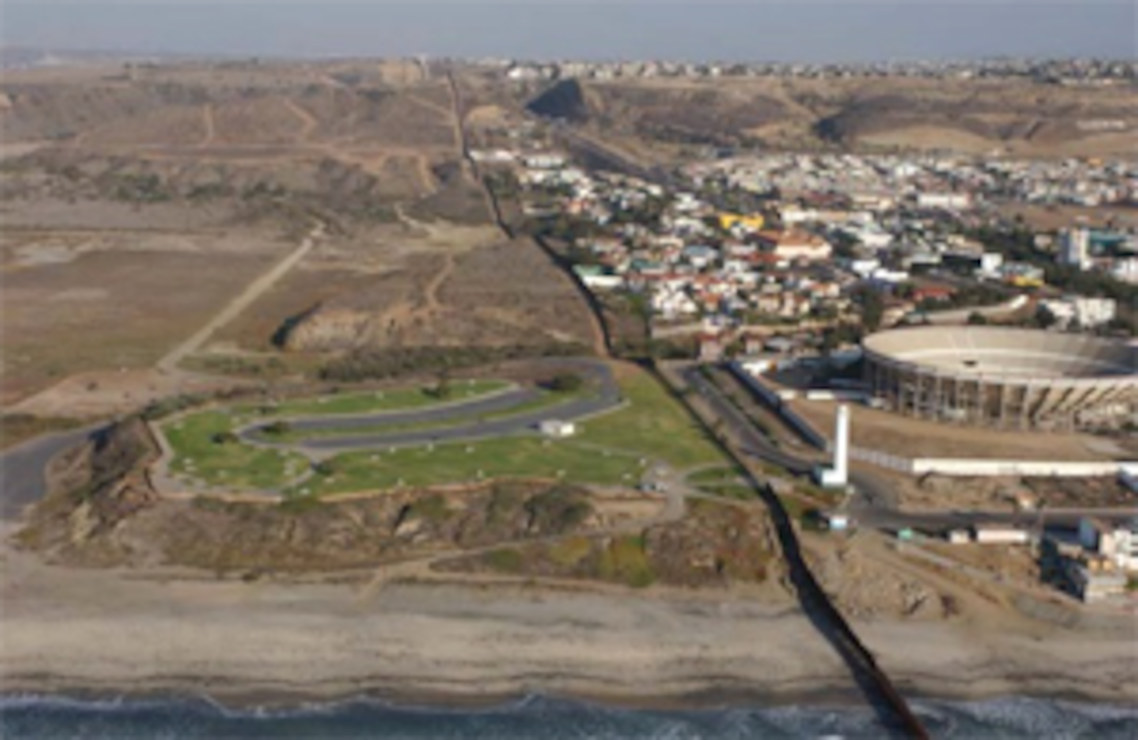 Monument Mesa view from the ocean.
Source: Tijuana River National Estuarine Reserve