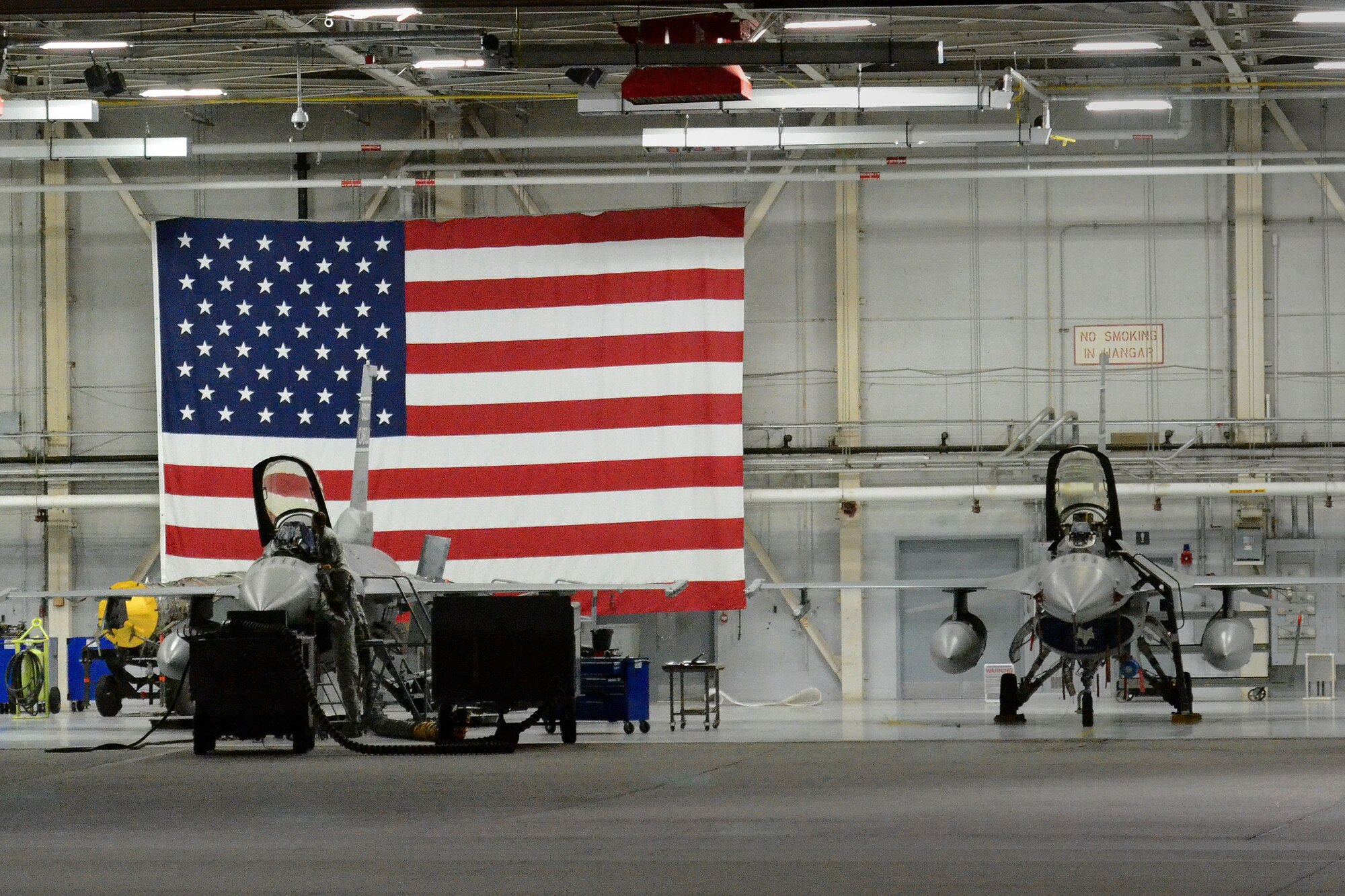 U.S. Airmen assigned to the 169th Fighter Wing at McEntire Joint National Guard Base, South Carolina Air National Guard, participate in surge flying operations, Feb. 7, 2015. The surge encompasses high tempo flying as part of vital training in preparations for deployments. (U.S. Air National Guard photo by Airman 1st Class Ashleigh S. Pavelek/Released)