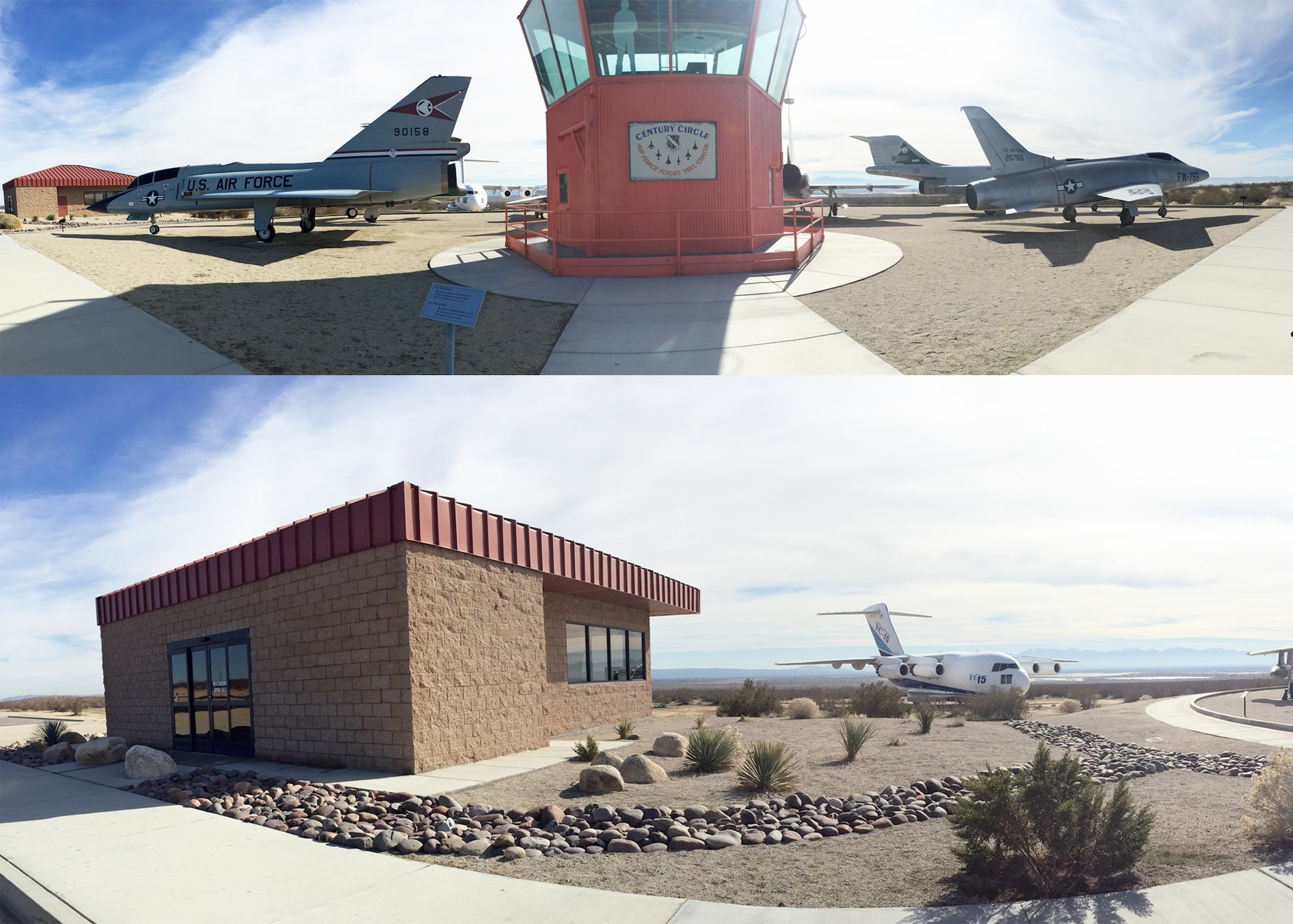 The new Visitor Control Center will officially open March 1 outside the West Gate at Century Circle. (U.S. Air Force image)