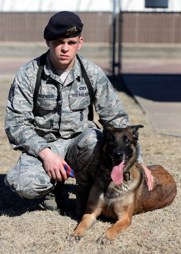 Altus' working dog team enhances security forces mission