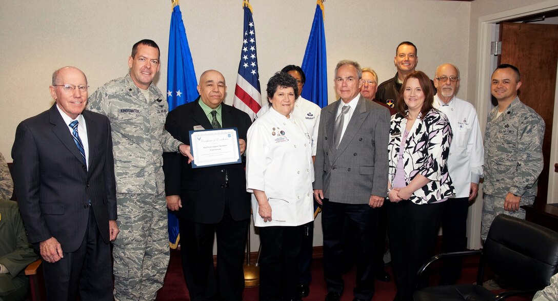 The 82nd Training Wing Force Support Squadron was awarded the Air Education and Training Command 2014 John L. Hennessy Award, Best Dining Facility at Sheppard Air Force Base, Texas. The 82 FSS is eligible to compete at the Air Force level which will be released March 2015.