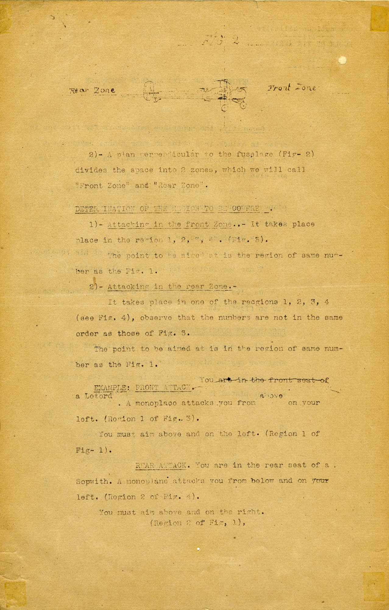 This newsletter, written for aircraft gunners and observers, describes the proper tactics of defensive shooting against enemy pursuit aircraft. These lessons were part of the core training received by American observers in France during World War I. This newsletter returned home with Lt. Harry F. Slarb, an observer with 9th Aero Squadron. (U.S. Air Force photo)