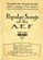 This song booklet, compiled and distributed by the YMCA, was a staple among the soldiers of the American Expeditionary Forces during World War I. (U.S. Air Force photo)