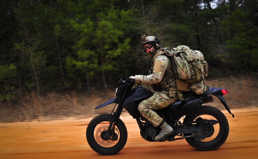 Airmen from the Special Tactics Training Squadron, 24th Special Operations Wing, Hurlburt Field, Fla., learn how to operate all-terrain vehicles during advanced tactical vehicle training at Eglin Range, Fla., Feb 1-4, 2015. The STTS trains special operations forces, including combat controllers and special tactics pararescueman, for rapid global employment to enable airpower success in austere and hostile environments. (U.S. Air Force photo by Senior Airman Christopher Callaway/Released)