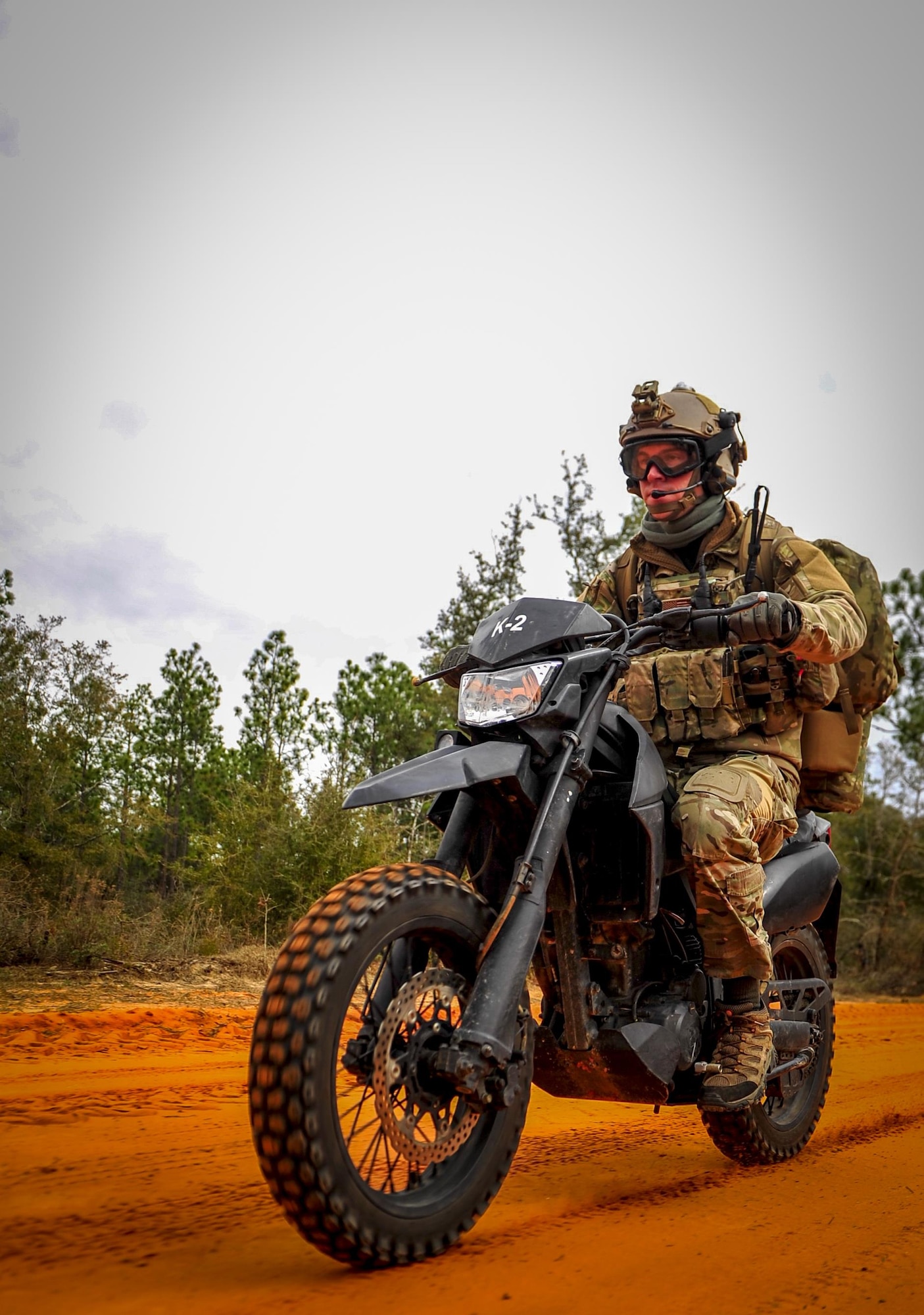 Airmen from the Special Tactics Training Squadron, 24th Special Operations Wing, Hurlburt Field, Fla., learn how to operate all-terrain vehicles during advanced tactical vehicle training at Eglin Range, Fla., Feb 1-4, 2015. The STTS trains special operations forces, including combat controllers and special tactics pararescueman, for rapid global employment to enable airpower success in austere and hostile environments. (U.S. Air Force photo by Senior Airman Christopher Callaway/Released)