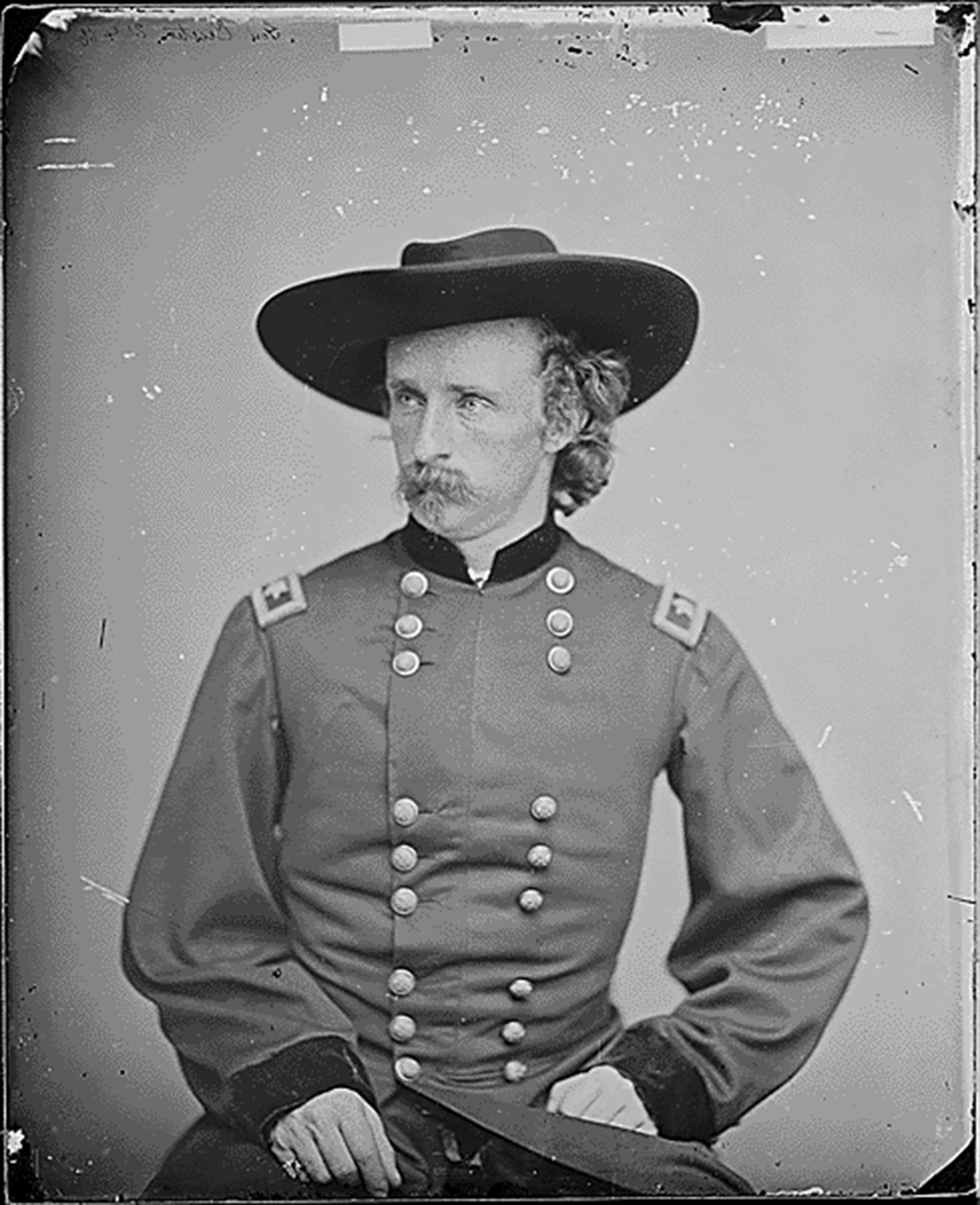 Gen. George A. Custer is a rather controversial figure, mostly remembered for his defeat and death at the Battle of Little Bighorn, but he was a successful leader for the Union Army during the Civil War. (Photo courtesy National Archives)