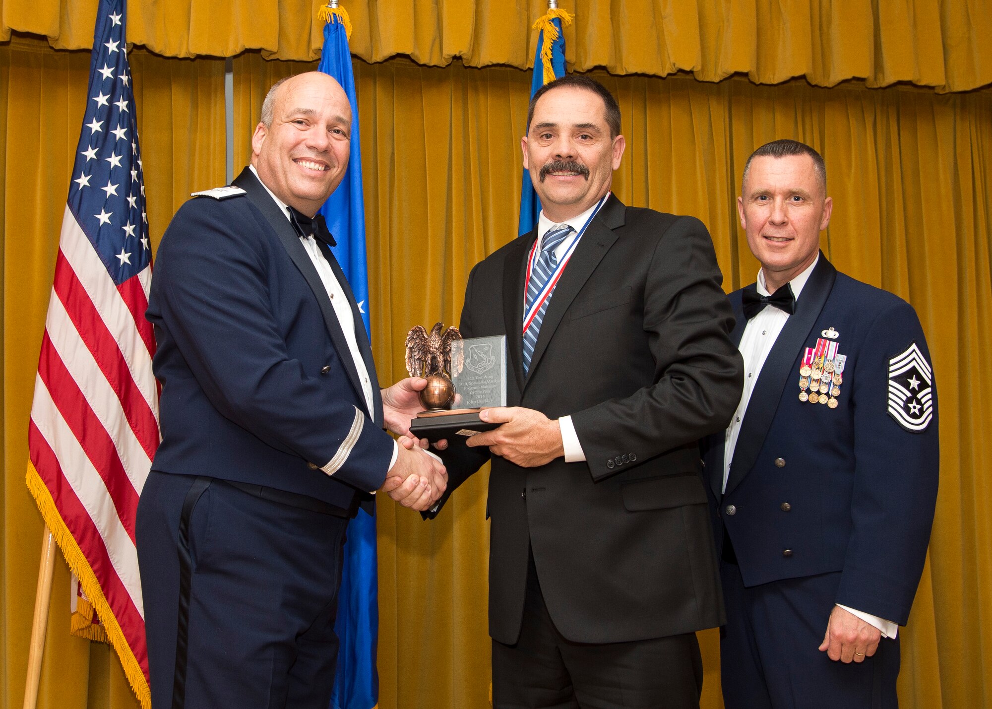 Staff/Specialist/Analyst Program Manager of the Year is John Buckley. (U.S. Air Force photo by Ethan Wagner)