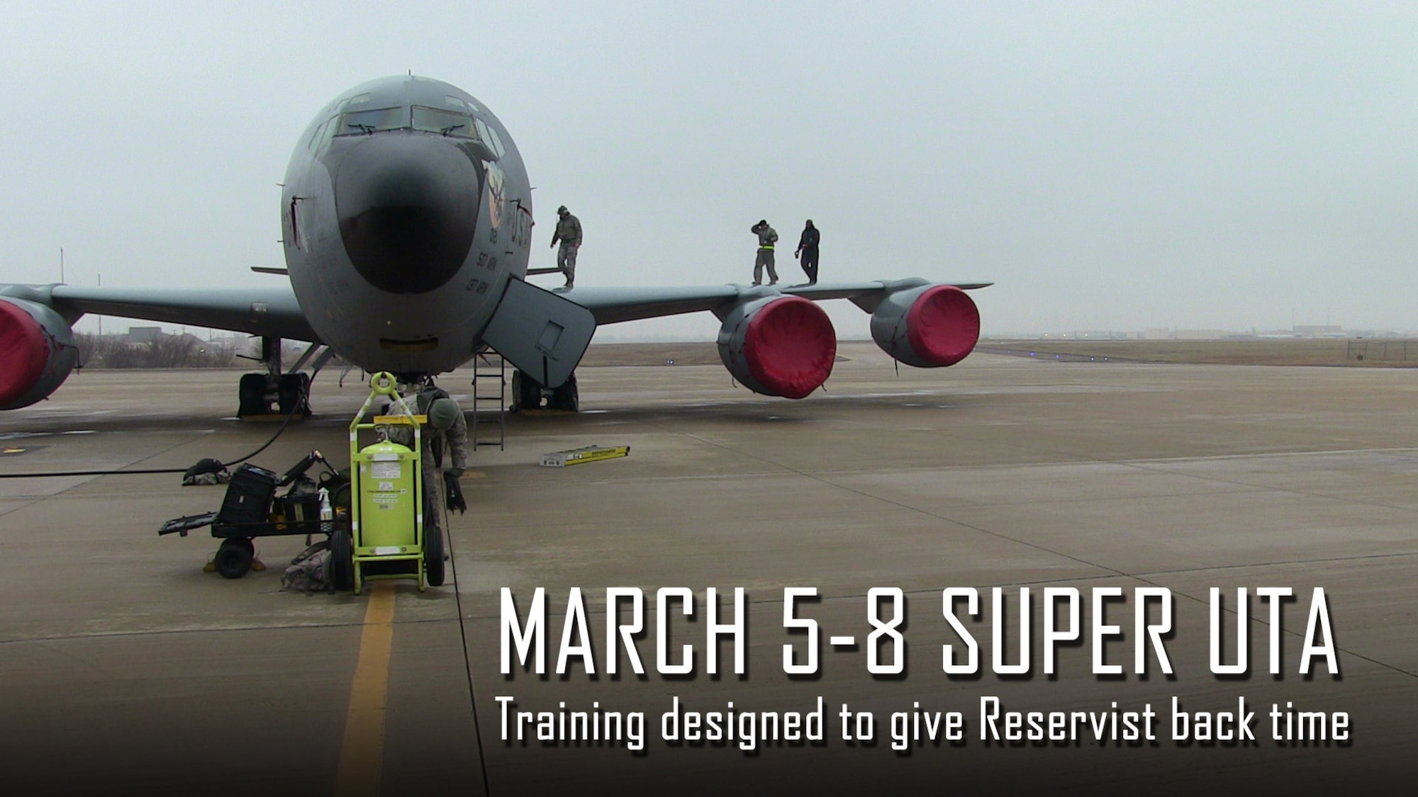 The 507th Air Refueling Wing is holding its first Super Unit Training Assembly on March 5-8 to give time back to Reservists. 
