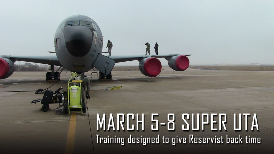 The 507th Air Refueling Wing is holding its first Super Unit Training Assembly on March 5-8 to give time back to Reservists. 
