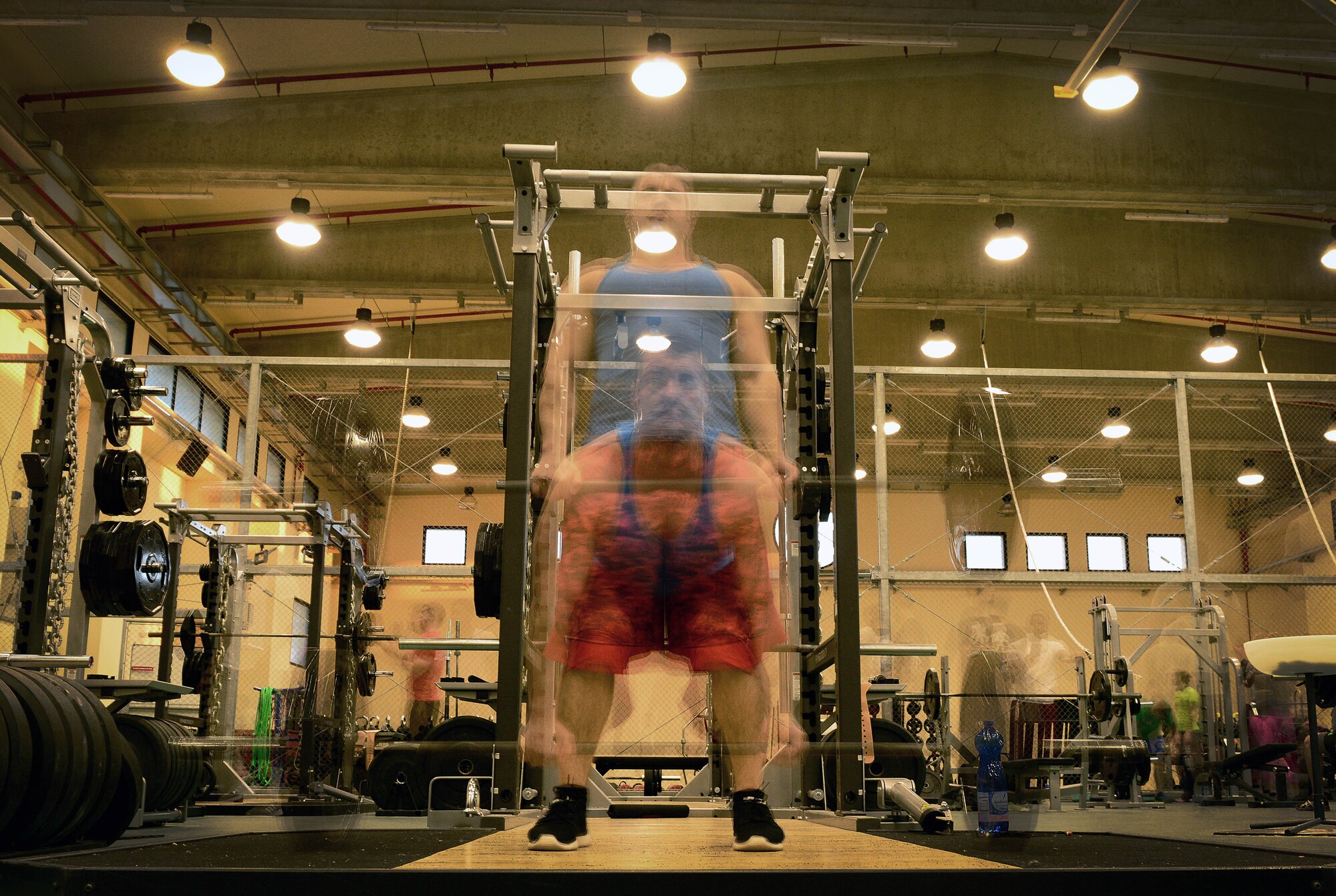 Julio Azevedo-Jorge, 31st Force Support Squadron recreation assistant, performs a deadlift, Feb. 10, 2015, at the Wyvern Fitness Center at Aviano Air Base, Italy. As a part of Aviano’s mission statement, “Develop Aviano” and U.S. Air Forces in Europe and Air Forces Africa’s “RUFit?” program, it’s important for service members to remain physically, mentally, socially and spiritually fit. (U.S. Air Force photos by Senior Airman Matthew Lotz/Released)