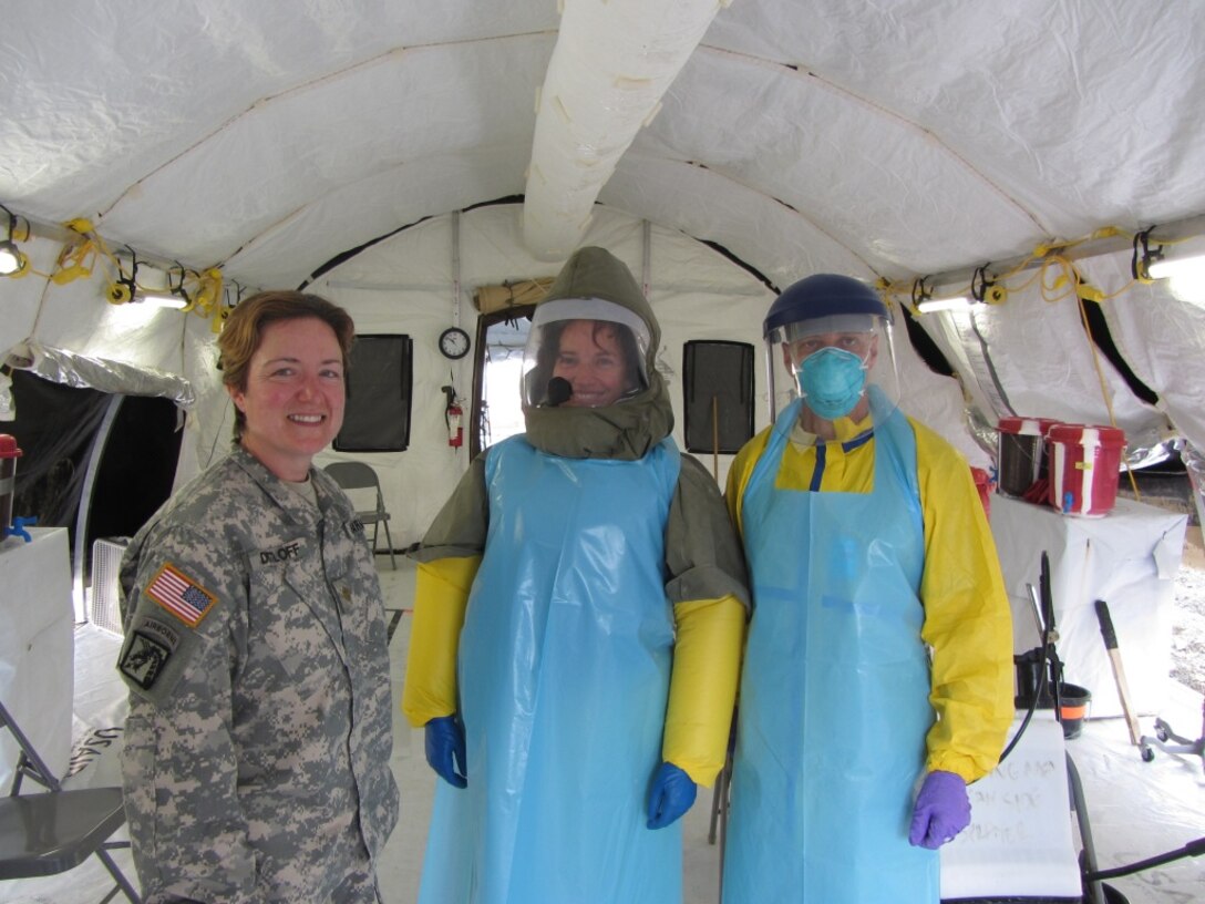 U.S. Army Corps of Engineers Europe District's Forward Engineer Support Team-Advanced played a part by providing technical expertise to the organizations, military units and humanitarian workers locked in the massive Ebola fight in West Africa. Operation United Assistance efforts have wrapped up work on the final two of 10 Ebola treatment units in Liberia.
