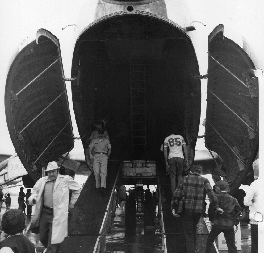 C-124 12 Dec 1966 - 14 Jul 1971; C-124 on Display During Visitor's Day/Open House (Photo by NCANG Heritage Program)