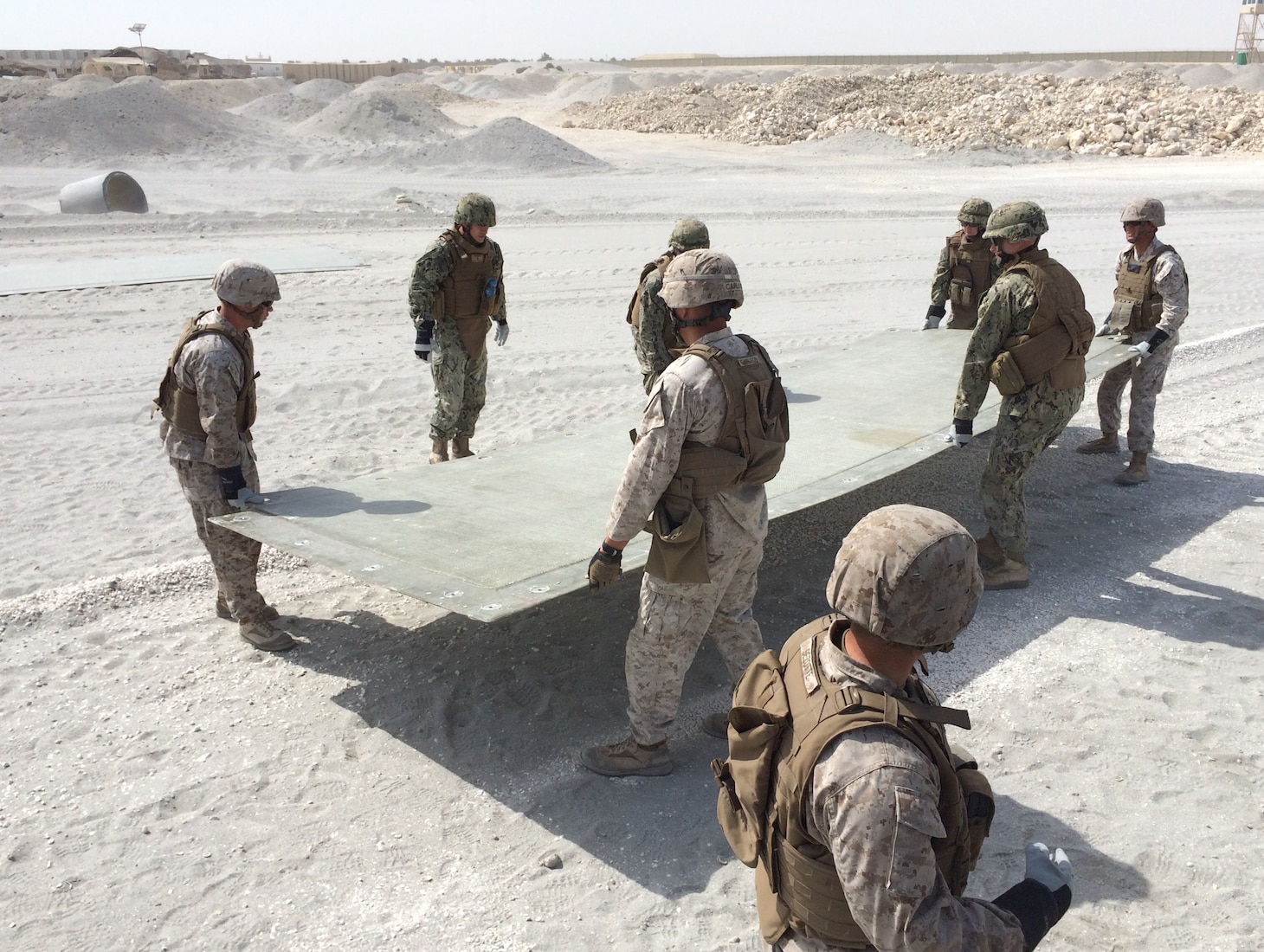 Seabees and Marines Train for Airfield Damage Repair > United States Navy > News Stories