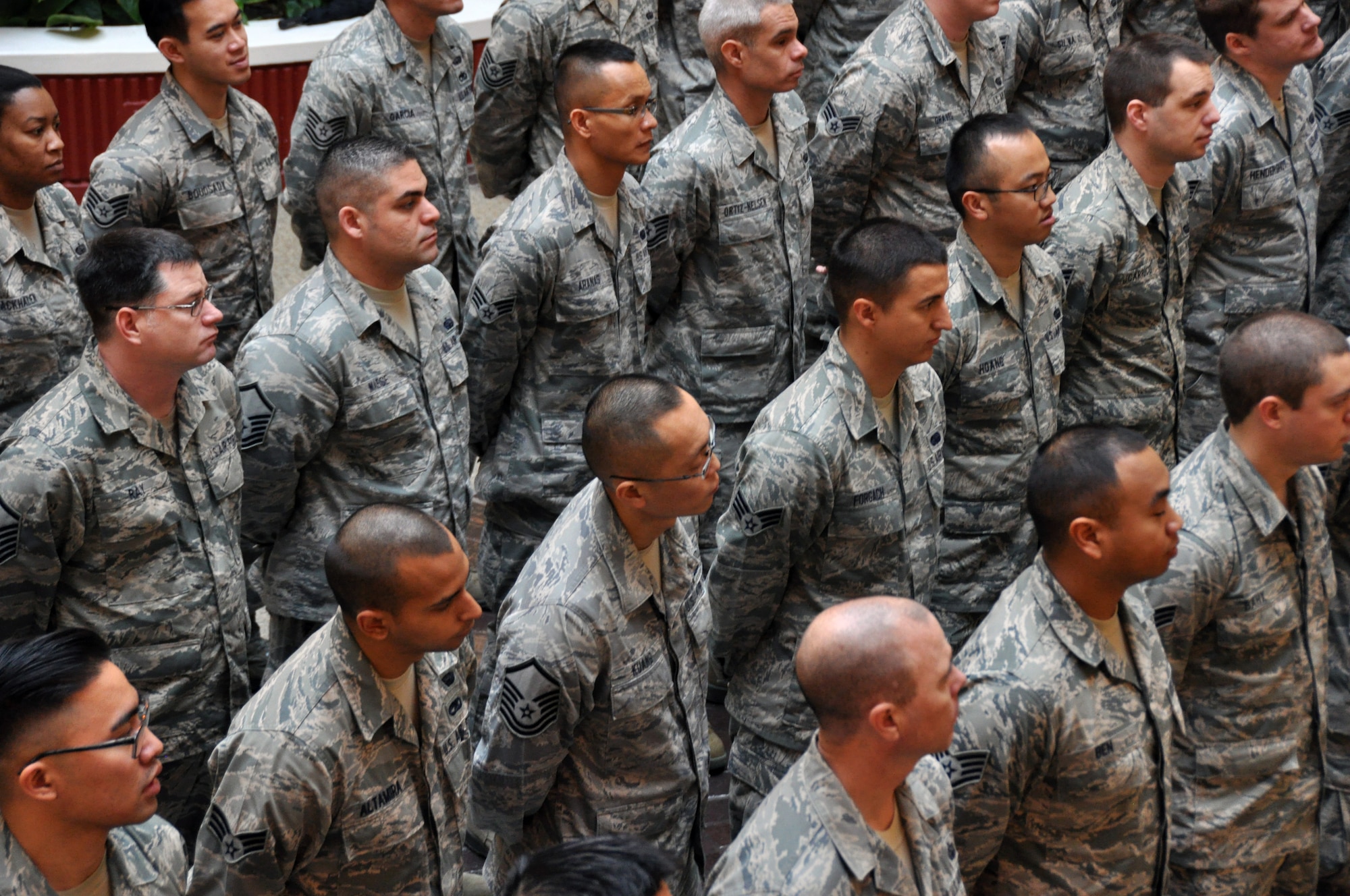 TRAVIS AIR FORCE BASE, Calif. -- Maj. George Camposano assumed the leadership of the 23rd Combat Communications Squadron during a change of command ceremony, Feb. 8, 2015. (U.S. Air Force photo/Staff Sgt. Cindy G. Alejandrez)