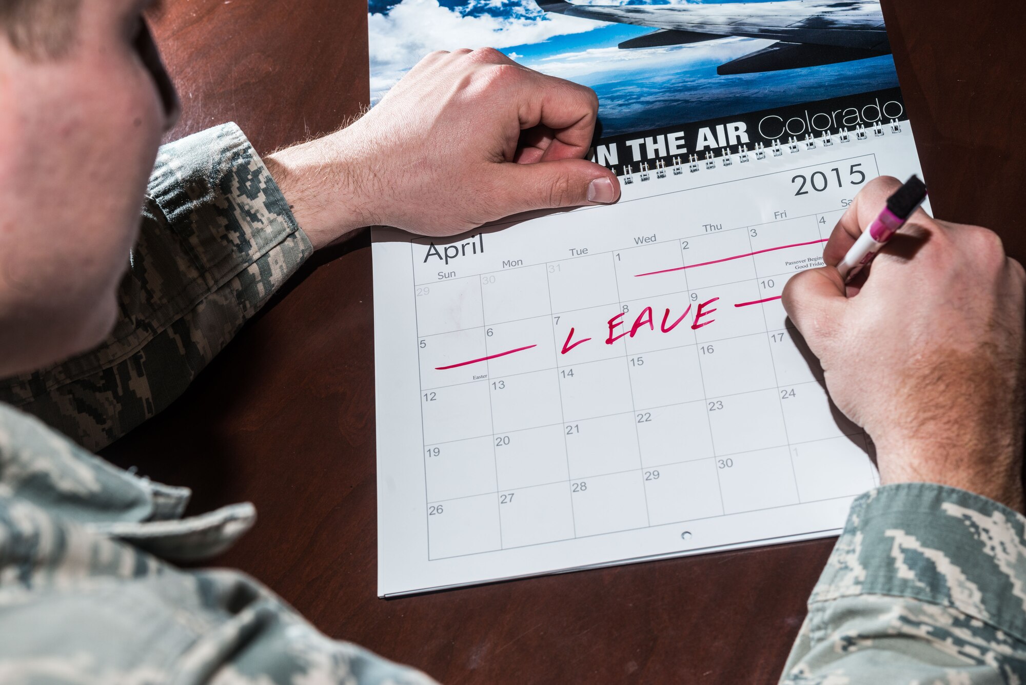 As Airmen schedule leave, they often want so be sure to use the time earned to unwind with friends and family. Preparing for leave a few months in advance will allow a command chain time to accommodate for any missed work. (U.S. Air Force photo by Airman Connor J. Marth/RELEASED)