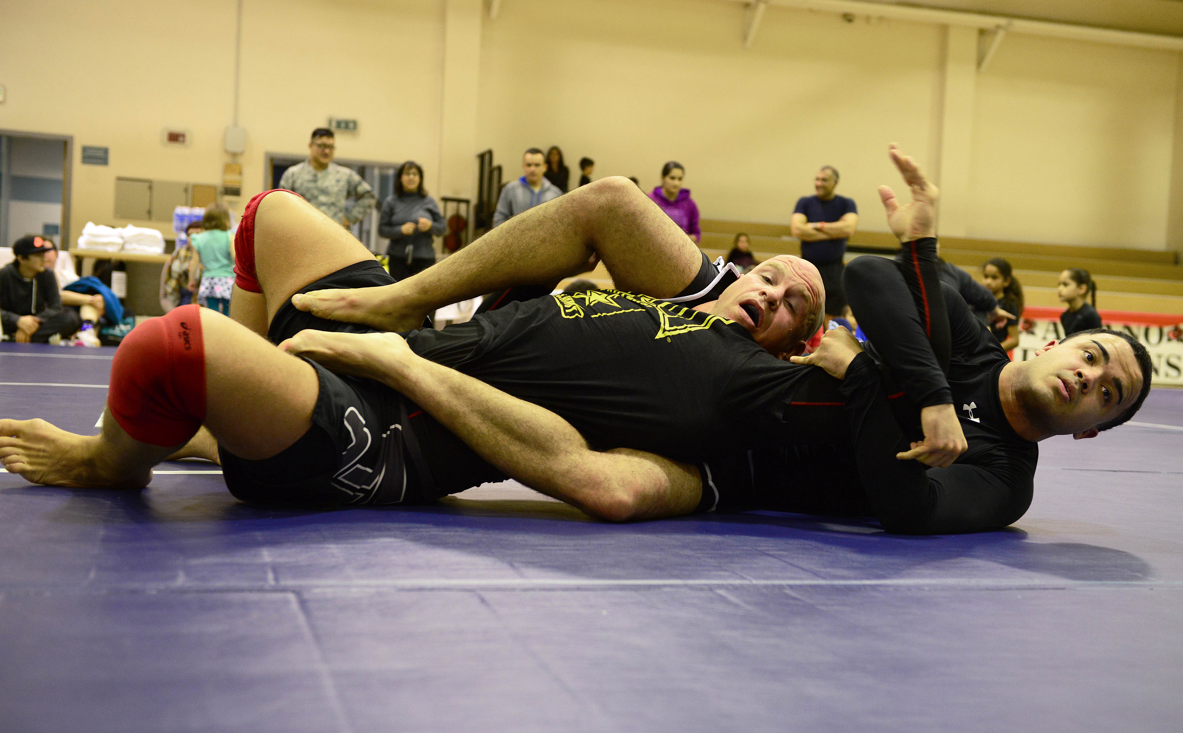 Standing toe to toe with UFC fighters > Aviano Air Base > Display