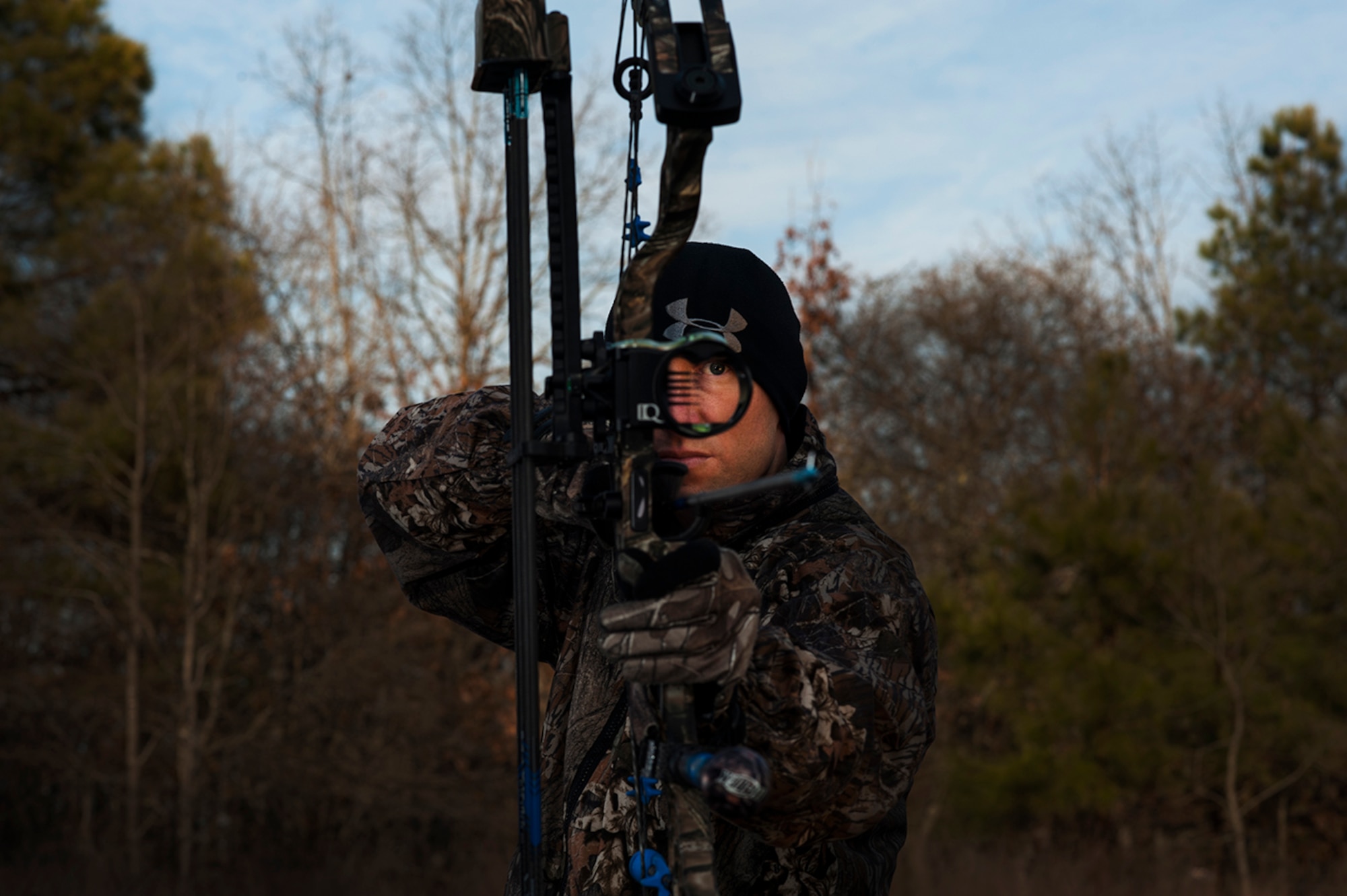 Chaplain Capt. Matthew Spencer, stationed at Tyndall Air Force Base, Florida, is filling the protestant chaplain position at Little Rock Air Force Base, Ark. However, when he is not behind the pulpit preaching to the congregation, he finds solace in the woods. Spencer is a member of Final Fate T.V., a hunting show that is aired on Vimeo and also Dish Network’s Hunting Channel. (U.S. Air Force photo by Senior Airman Kaylee Clark)