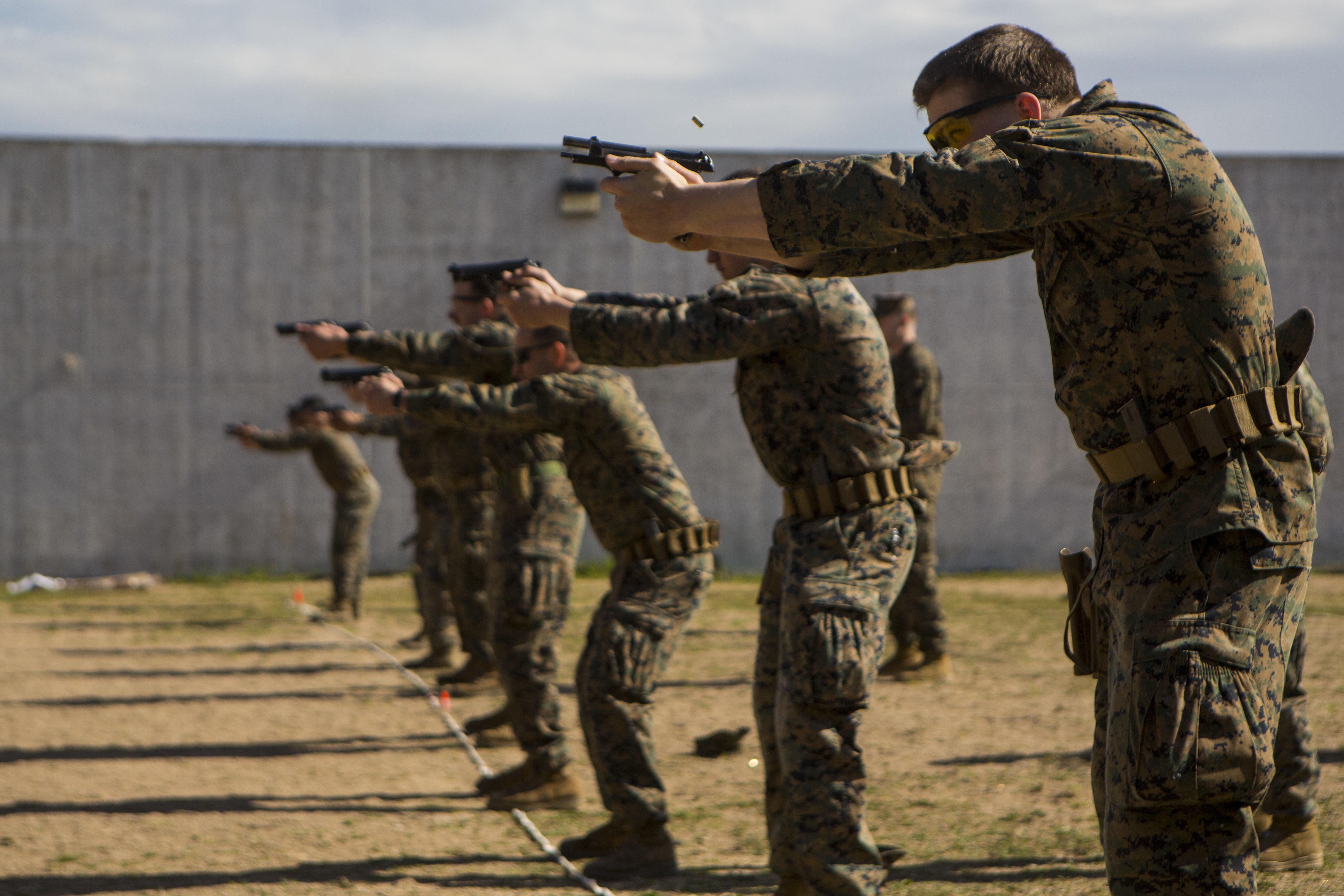 Pistol Qual U S Marines Maintain Marksmanship