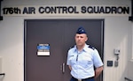 Capt. Erik Boltman an air weapons officer with the 176th Air Control Squadron, Alaska Air National Guard, works as a combat air traffic controller at Elmendorf Air Force Base, Alaska June 7, 2010. 