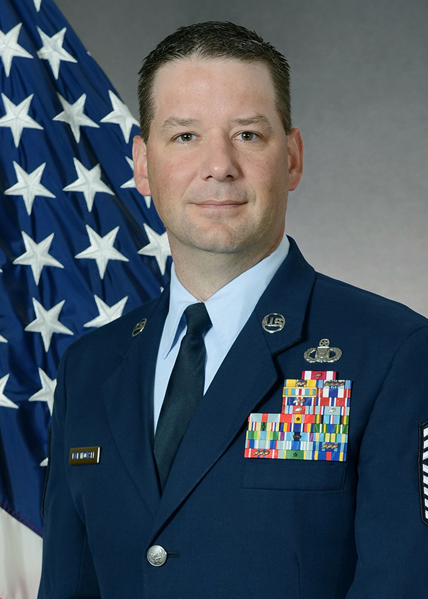 (Official photo) Chief Master Sgt. Randy Kwiatkowski, command chief 9th Reconnaissance Wing, Beale Air Force Base, Calif.