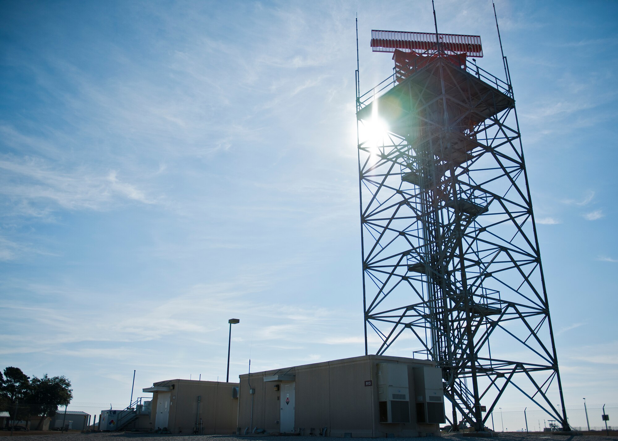 Eglin Air Force Base’s radar spins continuously sending out and bringing in information regarding location, direction and other critical information about the aircraft located in the base radar air traffic control facility’s area of responsibility.  The civilians in the 96th OSS’s Airfield Systems Maintenance Flight are responsible for all of the maintenance and repair of the tower and radar approach control’s electronic equipment as well as the radar itself. (U.S. Air Force photo/Samuel King Jr.)