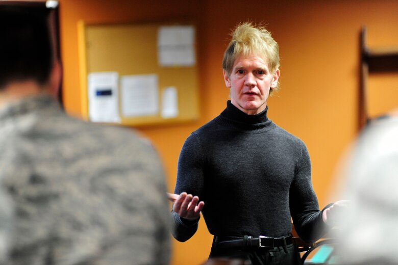 As part of their services, the HAWC offers a variety of health amenities to support a RUFit lifestyle such as fitness assessments, nutrition counseling and tobacco cessation courses. The HAWC also offers other services such as an aqua massage machine, body composition assessments using the BodPod, a full service gym, running clinics and an ongoing series of health related events. (U.S. Air Force photo by Senior Airman Krystal Ardrey/Released)
