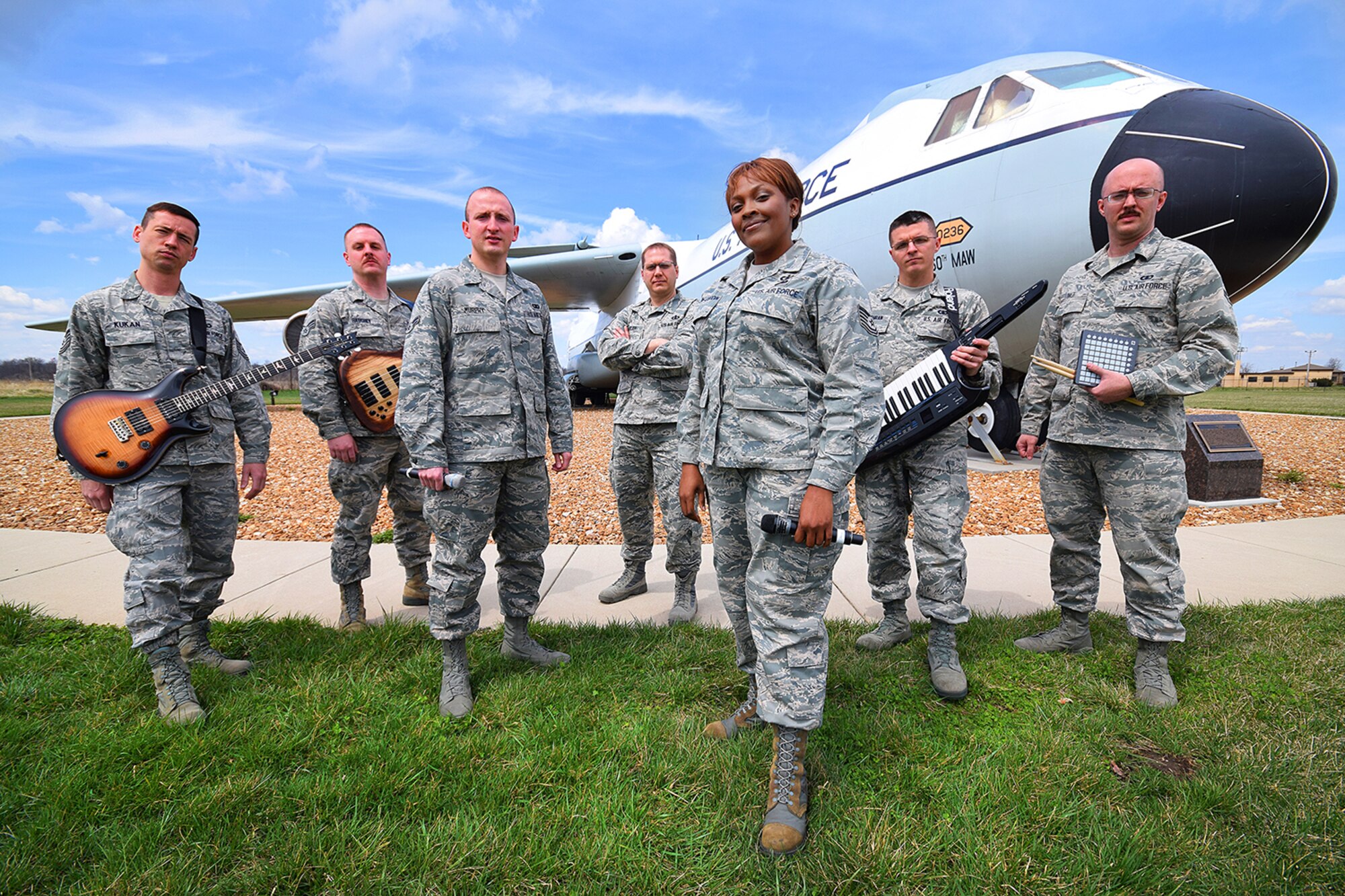Starlifter, a component of the Air Force Band of Mid-America, will perform a free concert at 7 p.m. Feb. 27 at McHale Performing Arts Center in Logansport Ind. The group plays a variety of rock, funk, jazz, blues, soul, country and the latest pop hits and is suitable for all ages. (U.S. Air Force Photo)