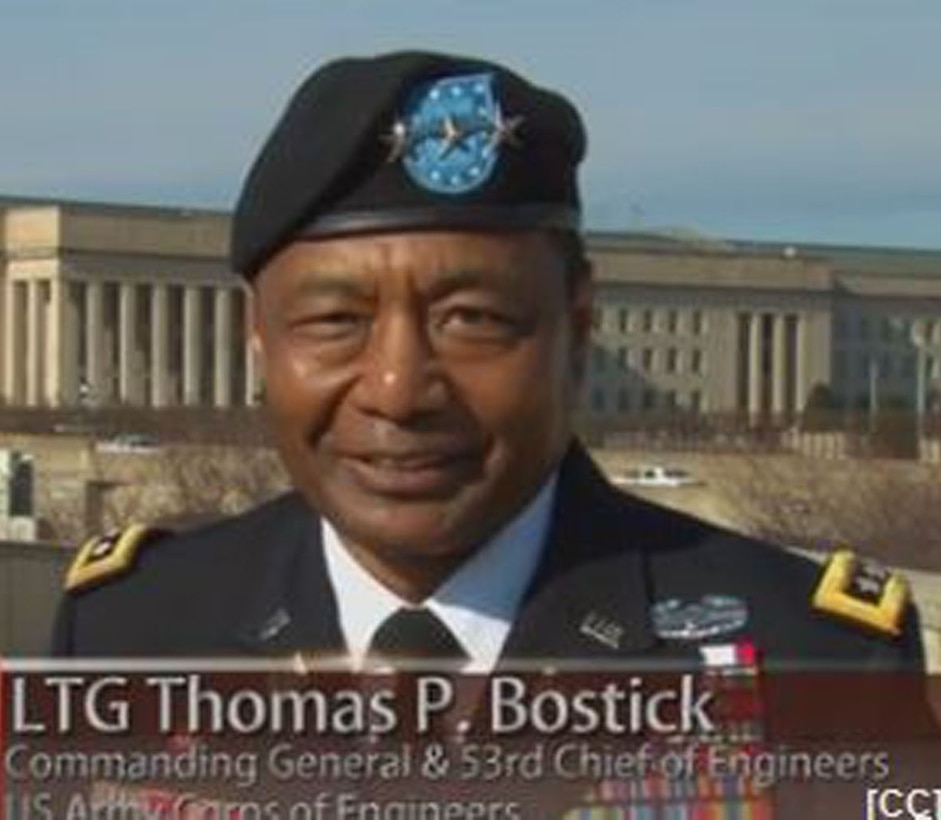 Lieutenant General Thomas P. Bostick, U.S. Army Chief of Engineers and Commanding General of the U.S. Army Corps of Engineers (USACE), Engineer Week Message, 2015