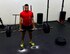 U.S. Army Sgt. Kevin Carter, 11th Missile Defense Detachment, warms up before the 2015 Incirlik Strongman Competition Feb. 23, 2015, at Incirlik Air Base, Turkey. Carter lifted 550 pounds during the deadlift portion of the competition. The event was held to determine the strongest service member at Incirlik. (U.S. Air Force photo by Senior Airman Michael Battles) 