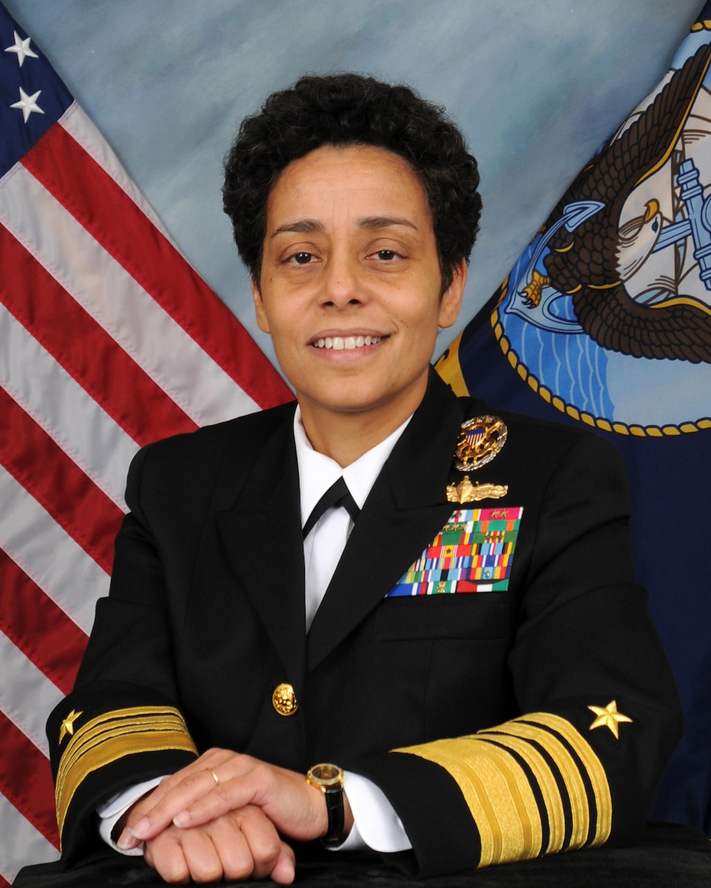 Navy Adm. Michelle J. Howard is the vice chief of naval operations. She graduated from the U.S. Naval Academy in Annapolis, Md., in 1982. Howard became the Navy’s first female four-star admiral on July 1, 2014. U.S. Navy photo