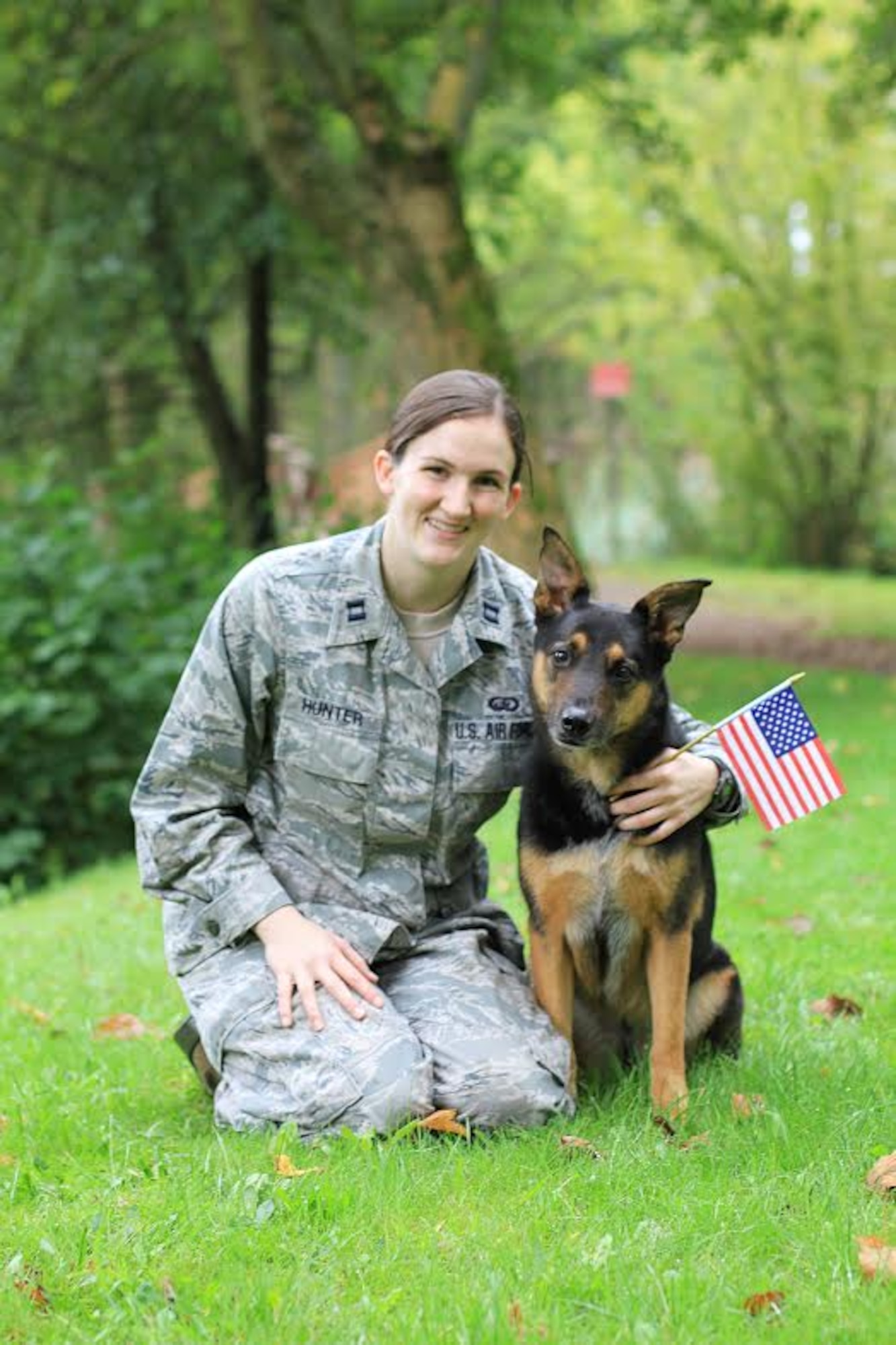 Capt. Annaleis Hunter, 332nd Expeditionary Force Support Flight commander, believes pets are part of the family, but she doesn’t feel there are enough resources to help service members cope with the challenges associated with pet care. 