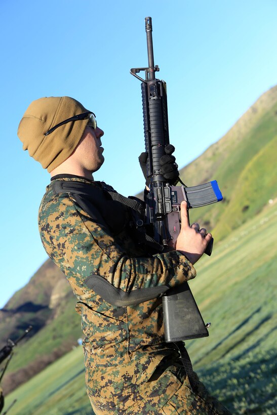 Marines compete in the Western Division Matches that are being held at Wilcox Range in the 33-area of Camp Pendleton from Feb. 25 to March 3. Marines will learn how to enhance their marksmanship proficiency within the Marine Corps by refining precision marksmanship skills through advanced marksmanship training and competition.