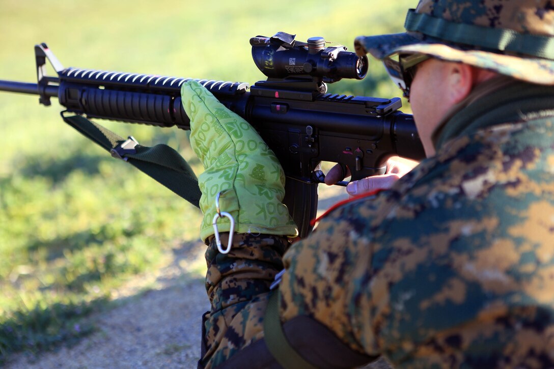 Marines compete in the Western Division Matches that are being held at Wilcox Range in the 33-area of Camp Pendleton from Feb. 25 to March 3. Marines will learn how to enhance their marksmanship proficiency within the Marine Corps by refining precision marksmanship skills through advanced marksmanship training and competition.