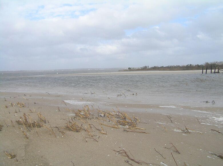 U.S. Army Corps of Engineers (USACE) North Atlantic Division teammates
capture images of one of several small breaches on Long Island. (U.S. Army photo)