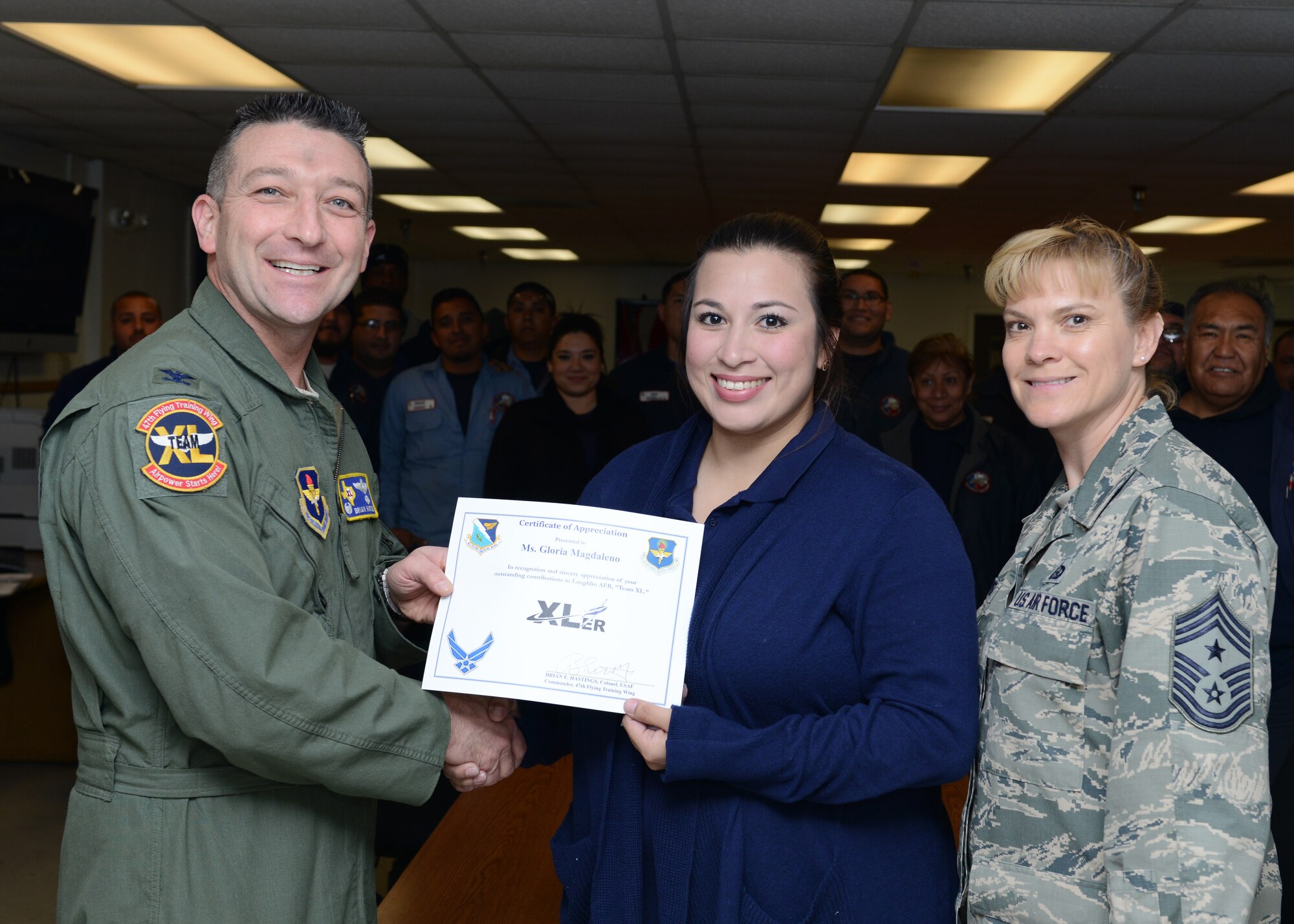 Laughlin XLer Gloria Magdaleno, 47th Maintenance Directorate
